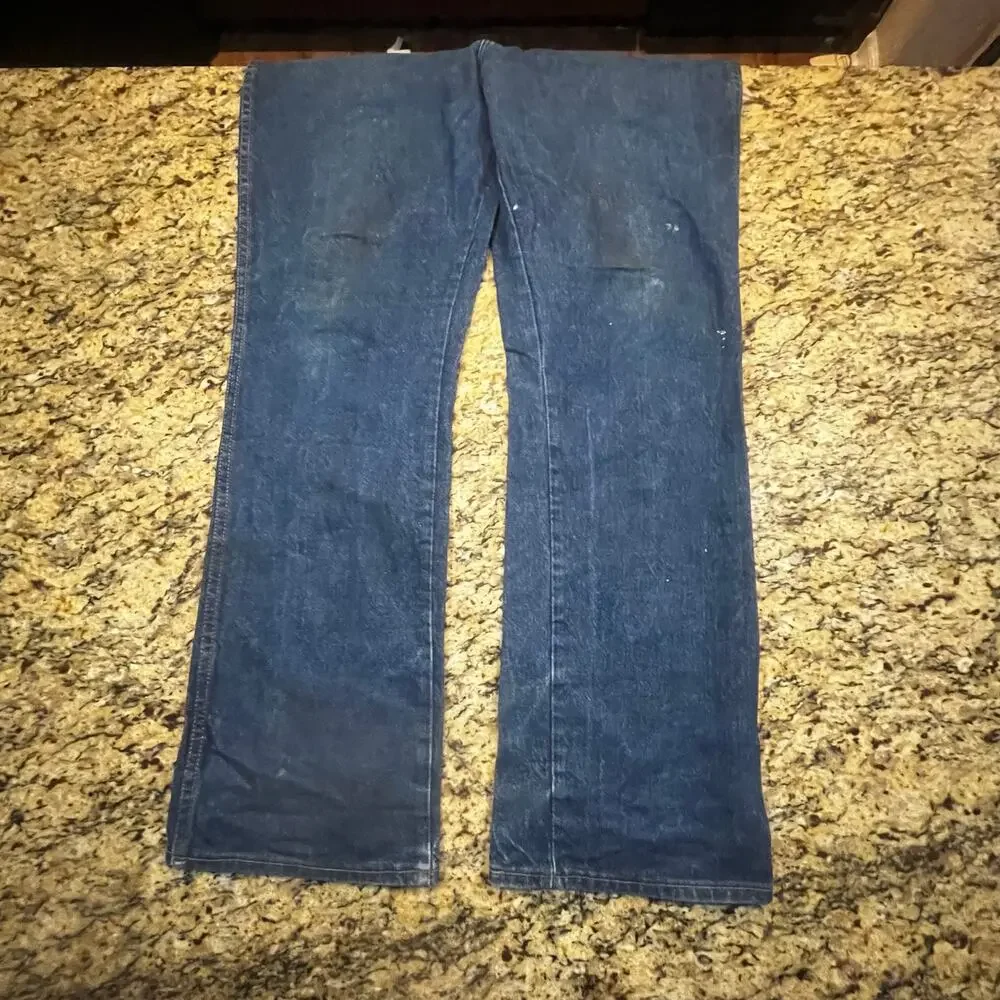 Vintage Wrangler Denim Jeans USA Made‎ Me 38x32 Workwear Skater Classic